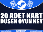 ❤️20 Steam Key⭐Kart Düşüren⭐Profile +20 Boost❤️