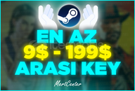 ⭐Steam 9$-199$ Arası Random Key⭐