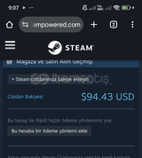 Steam 94dolar hesap