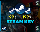 Steam 99$ - 199$ Random Key | OTOMATİK TESLİM