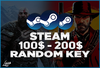 Steam 100-200$ Random Key | OTO TESLİMAT