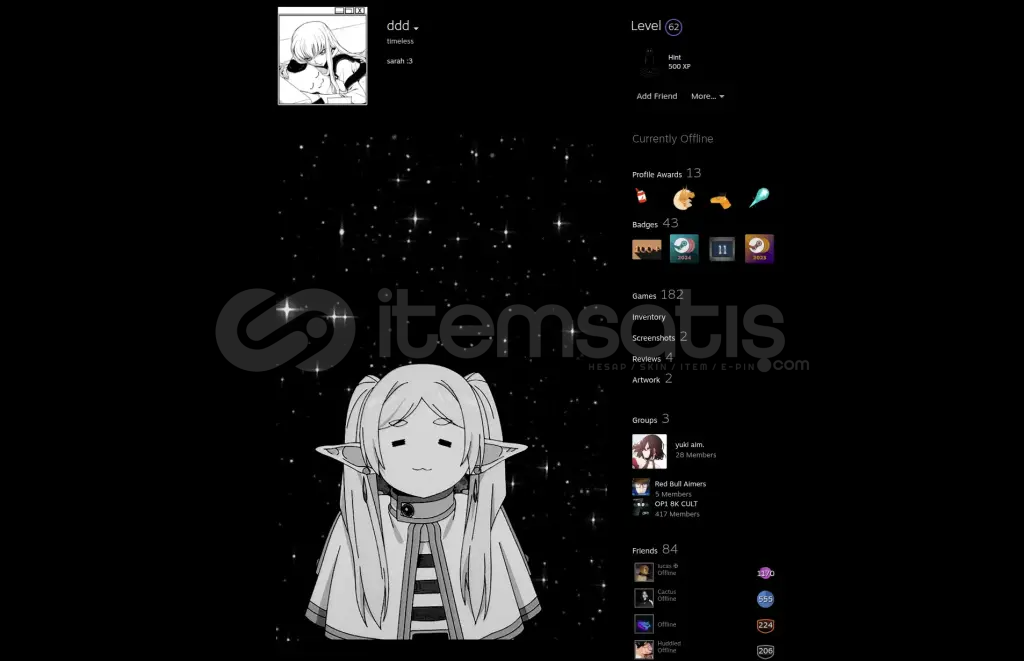 Steam Artwork #37 Giftli Dark Frieren Steam Artwork #37 Giftli Dark Frieren