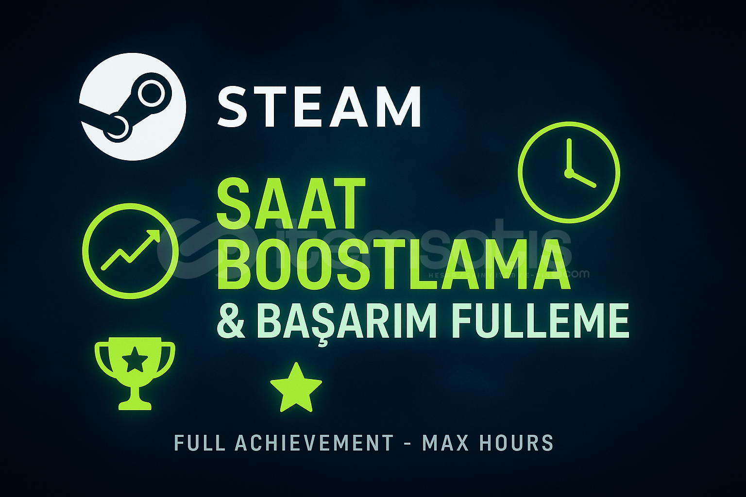 ⭐STEAM BAŞARIM VE SAAT BOOST⭐Hızlı Güvenlir⭐ ⭐STEAM BAŞARIM VE SAAT BOOST⭐Hızlı Güvenlir⭐