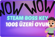 STEAM BOSS RANDOM KEY - 100$ VE ÜZERİ