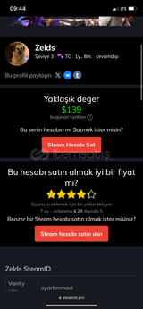 Steam değerinin altınta temiz hesap 