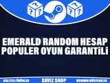 Steam Emerald Popüler Oyunlu Random Hesap