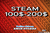 ⭐️Steam En Az 100$-200$ Random Key | 7/24 Oto⭐️