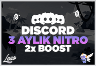 3 Aylık 2x Boostlu Nitro | 7/24