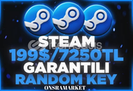 ⚡Steam En Az 199$ Random Key