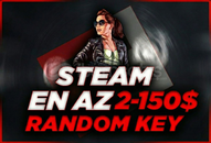 ⭐ STEAM EN AZ 2-150$ RANDOM KEYLER ⭐