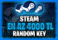 Steam En Az 4000 TL Random Key | 7/24