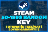 ⭐️Steam En Az 50$-199$ Random Key | 7/24 Oto