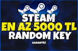 ⭐Steam EN AZ 5000 TL Random Key⭐