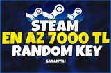 ⭐Steam EN AZ 7000 TL Random Key⭐