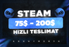 ⭐️Steam En Az 75$-199$ Random Key | 7/24 Oto⭐️