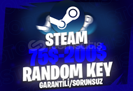 ⭐️Steam En Az 75$-200$ Random Key |
