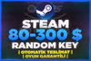 ⭐️Steam En Az 80$-300$ Random Key | 7/24 Oto⭐️