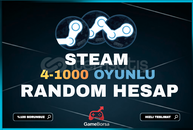 ⭐ Steam GOLD Random Hesap [4-1000 Oyun] ⭐