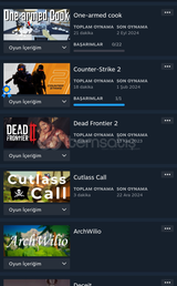 STEAM hesabı mükemmel