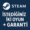 STEAM HESAP İSTEDİĞİNİZ 2 OYUN+ GARANTİ