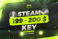 ⭐Steam I 199$-200$ Random Key⭐