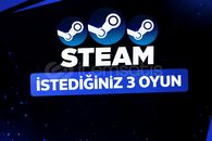 [ÖMÜR BOYU] İstediğiniz 3 Oyun + Sorunsuz