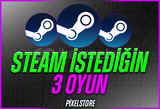 STEAM İSTEDİĞİN 3 Oyun & GARANTİ