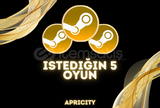 ⭐ STEAM İSTEDİĞİN 5 OYUN !!⭐