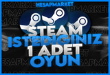 Steam İstediğiniz 1 Oyun