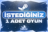 Steam İstediğiniz 1 Oyun
