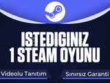 ⭐STEAM ISTEDİĞİNİZ 1 OYUN⭐