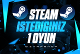 ⭐Steam İstediğiniz 1 Oyun | ⭐Garanti⭐
