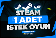 ⭐️ STEAM İSTEDİĞİNİZ 1 OYUN + GARANTİ ⭐️
