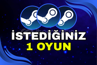 ⚡STEAM ISTEDIGINIZ 1 OYUN + GARANTI