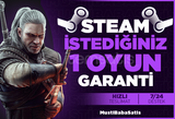 ⭐Steam İstediğiniz 1 Oyun+Garanti⭐