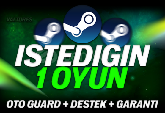 ⭐STEAM ISTEDIGINIZ 1 OYUN + GARANTI ⭐STEAM ISTEDIGINIZ 1 OYUN + GARANTI