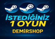  ✅ STEAM İSTEDİĞİNİZ 1 OYUN + GARANTİ ✅