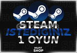 Steam İstediğiniz 1 Oyun [ GARANTİ + DESTEK ]