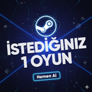 ⭐Steam İstediğiniz 1 Oyun + KALICI GARANTİ ✅