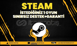 ⭐Steam İstediğiniz 1 Oyun⭐+Sınırsız Destek