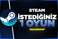 Steam İstediğiniz 1 Oyun [Sınırsız Garanti]