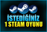 Steam İstediğiniz 1 Oyun [Sınırsız Garanti]