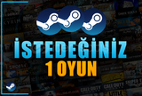 Steam İstediğiniz 1 Oyun [Sınırsız Garanti]