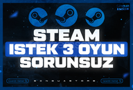 ⭐Steam İstediğiniz 3 Oyun + Sınırsız Garanti⭐