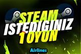 ⭐STEAM İSTEDİĞİNİZ 1 OYUN + SINIRSIZ GARANTİ⭐