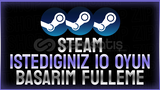 ⭐️STEAM İSTEDİĞİNİZ 10 OYUN BAŞARIM FULLEME⭐️