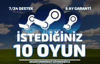 STEAM İSTEDİĞİNİZ 10 OYUN KAÇIRMAAA !!!!!!