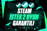 ⭐️STEAM İSTEDİĞİNİZ 2 ADET OYUN + GARANTİ⭐️