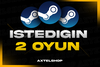 ⭐STEAM İSTEDİĞİNİZ 2 ADET OYUN + GARANTİ⭐