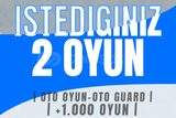 STEAM SEÇTİĞİNİZ 2 OYUN 1000+ OYUN SÇENEĞİ
